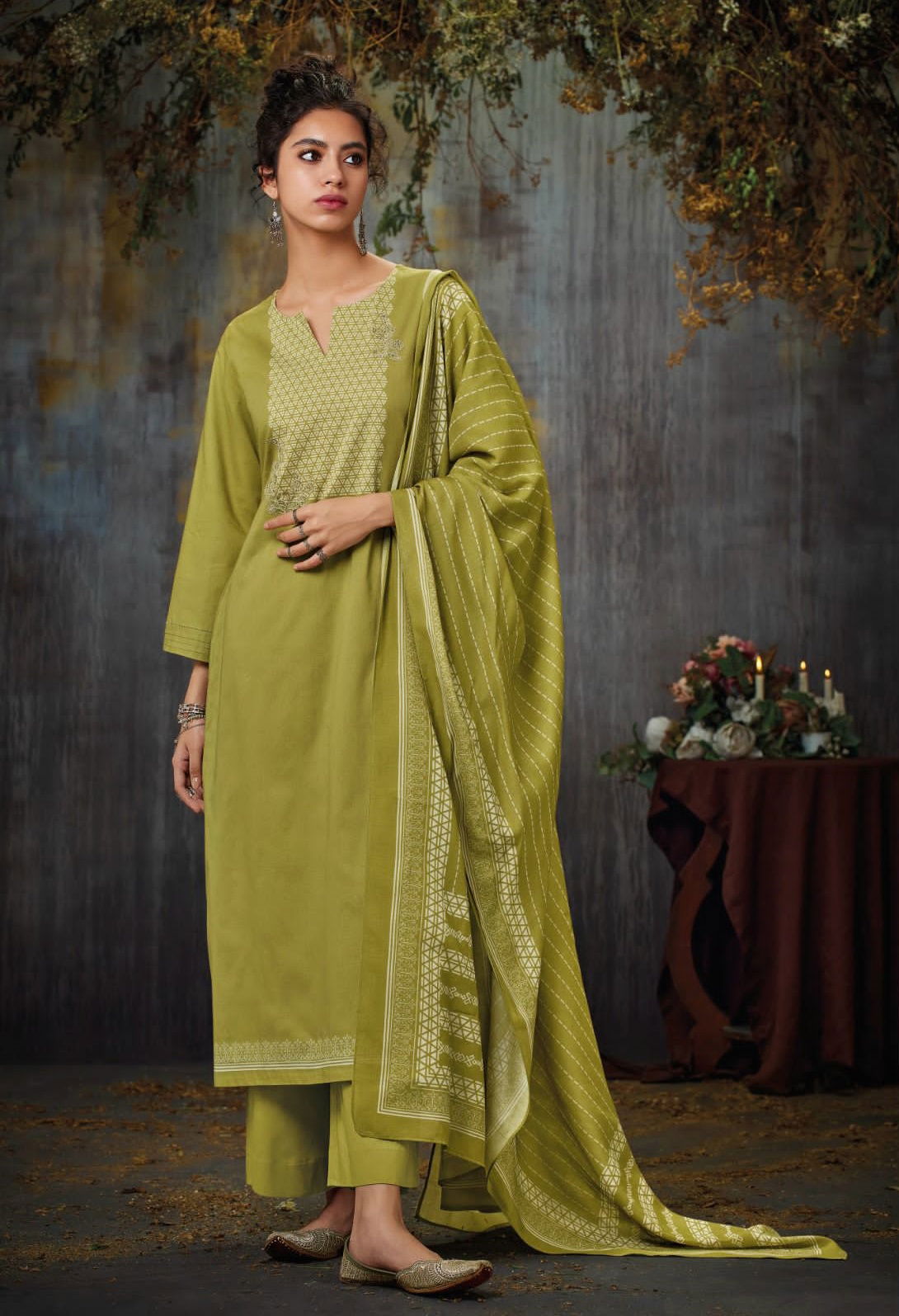 Ina C1384 To C1389 By Ganga Cotton Salwar Kameez Catalog